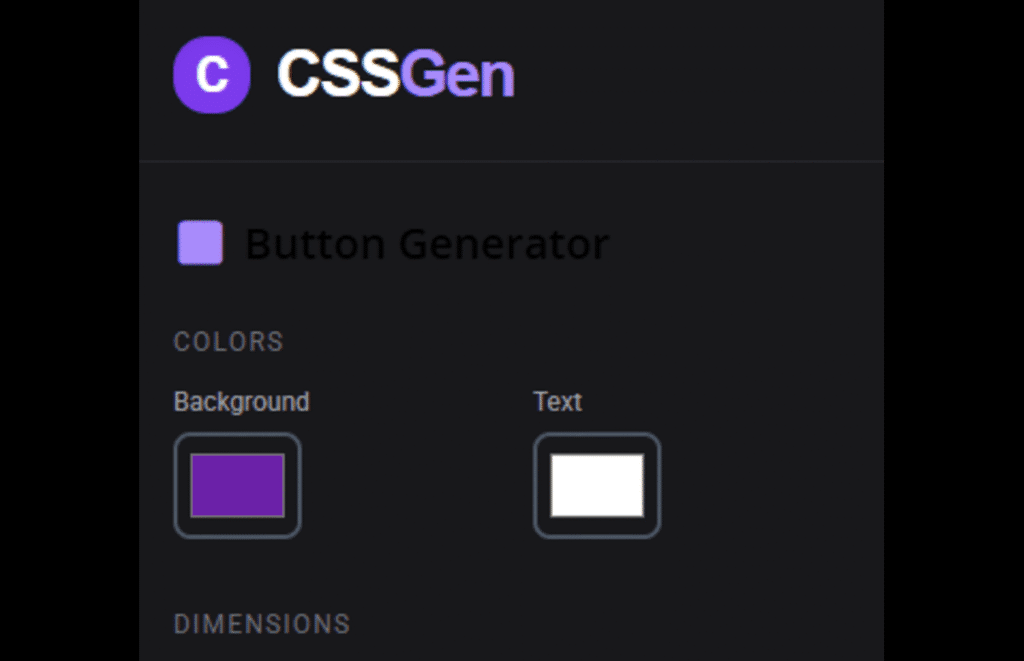 CSS Generator web tool