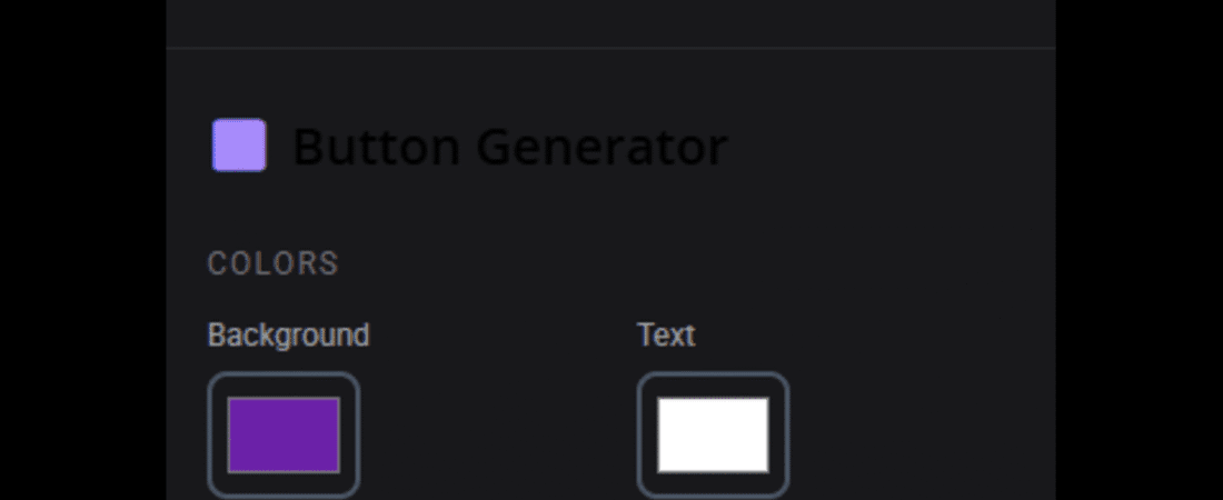 CSS Generator web tool