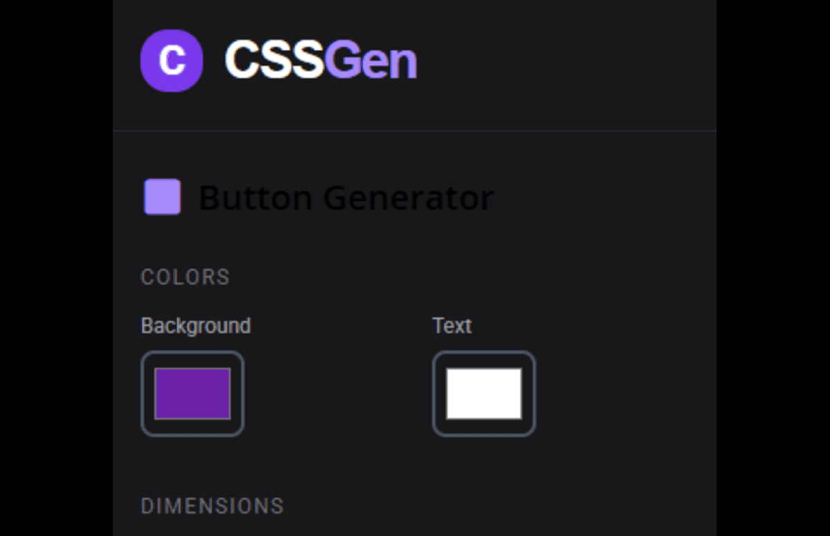 CSS Generator web tool