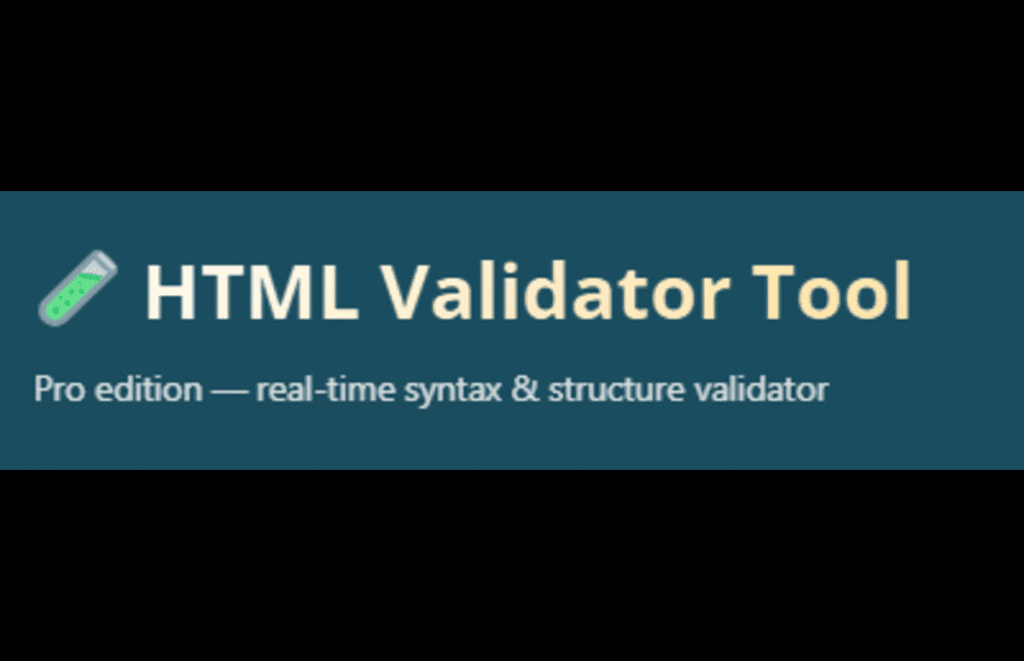 HTML Validator Tool