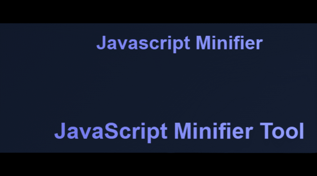 Javascript Minifier