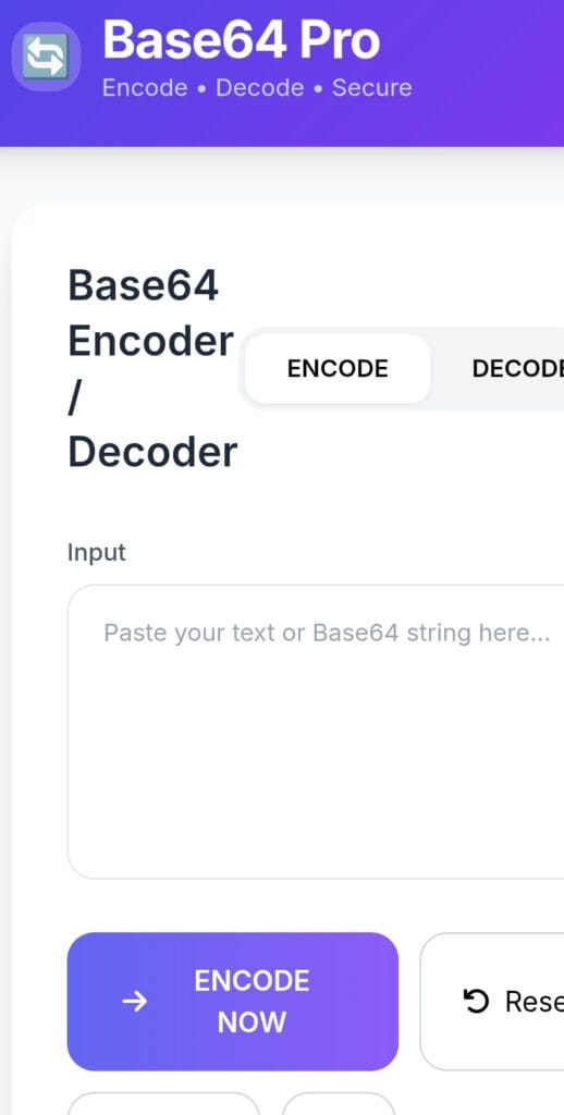 Base64 Encoder Decoder