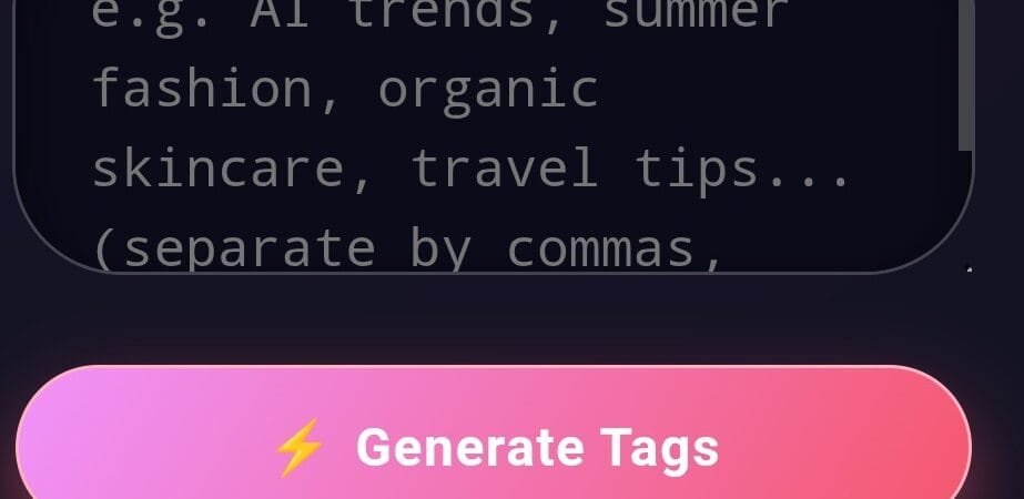 Tag generator