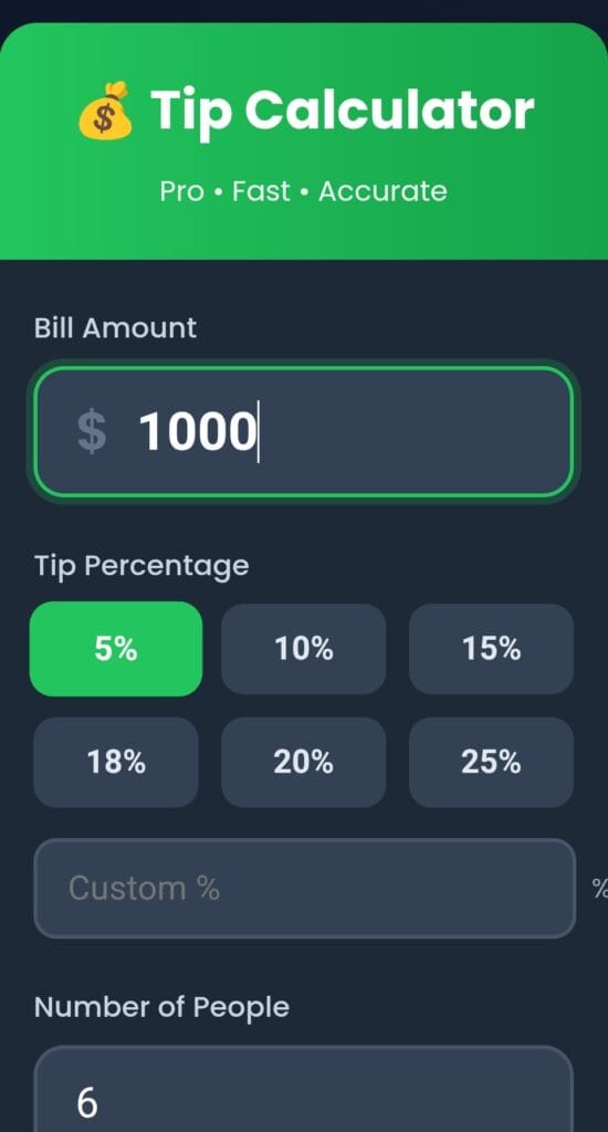 Tip Calculator