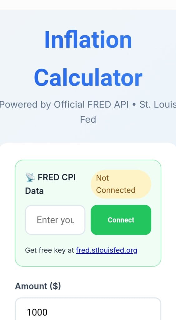 Inflation Calculator