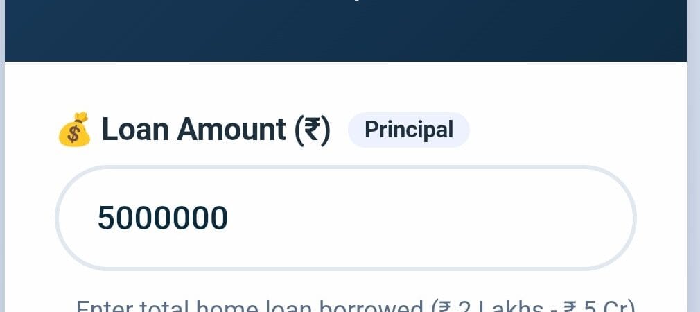 Home Loan Tax Benefit Calculator
