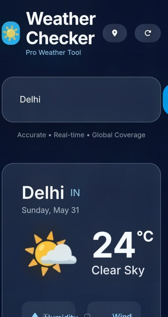Weather Checker Tool