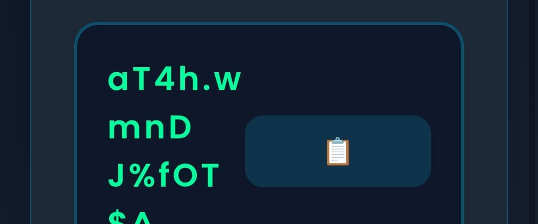 WiFi Password Generator Tool