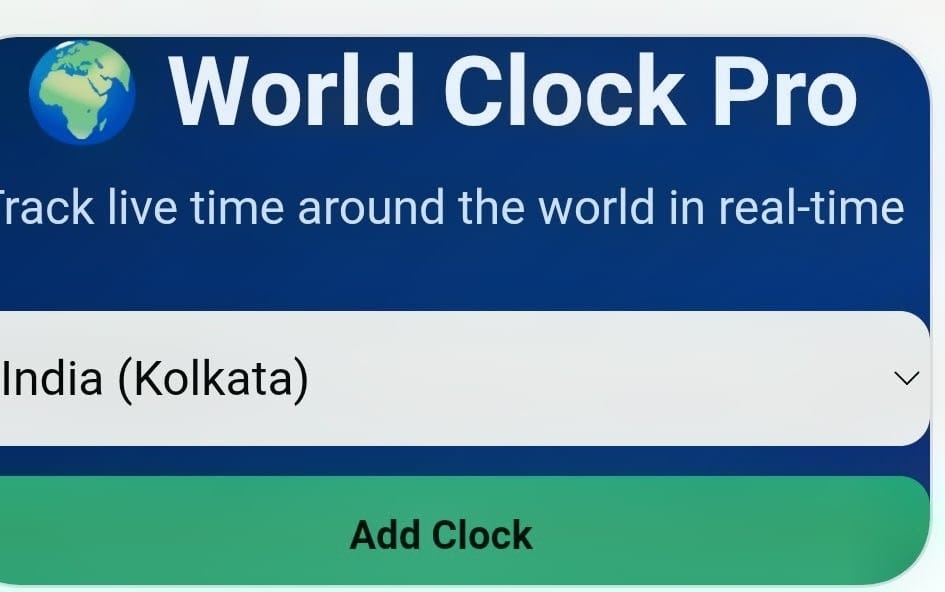 World Clock