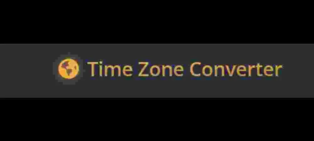 Time Zone Converter web tool