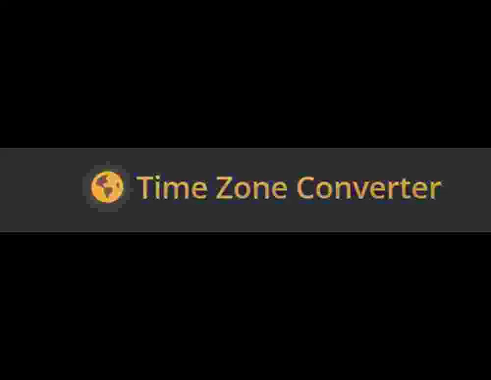 Time Zone Converter web tool