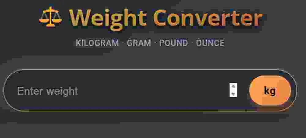 Weight Converter