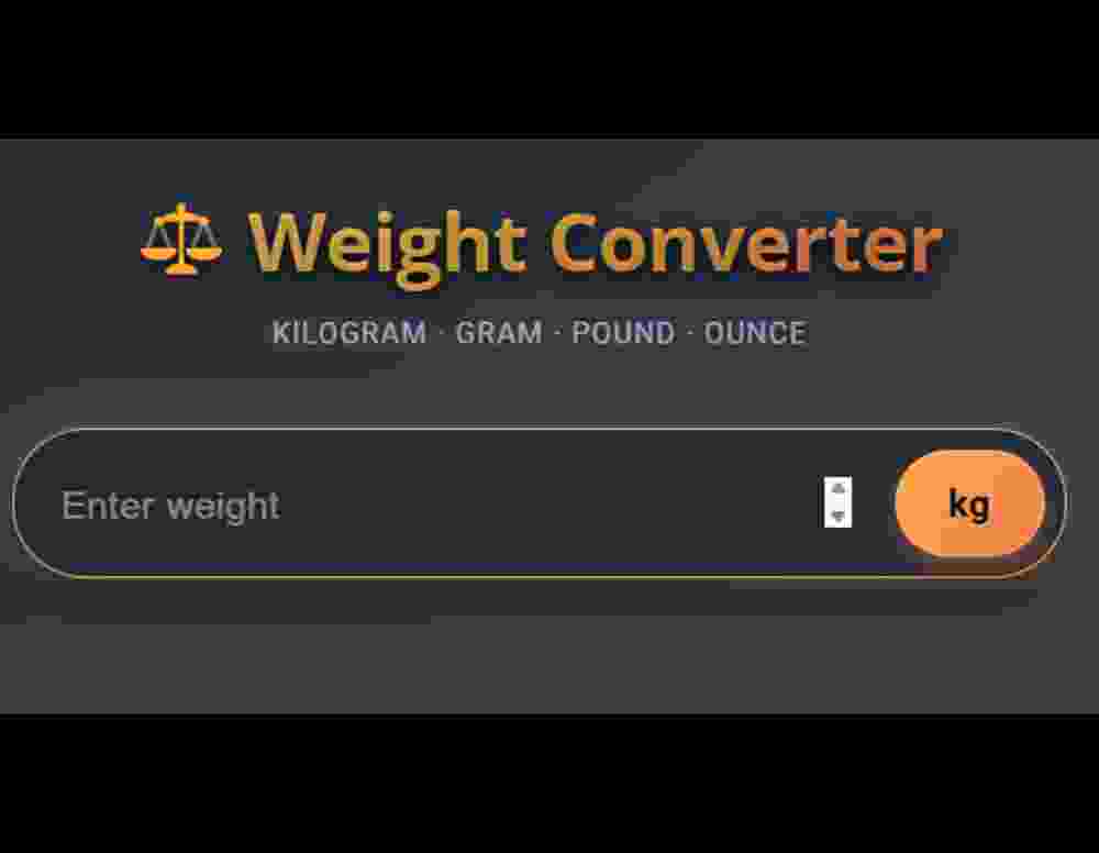 Weight Converter