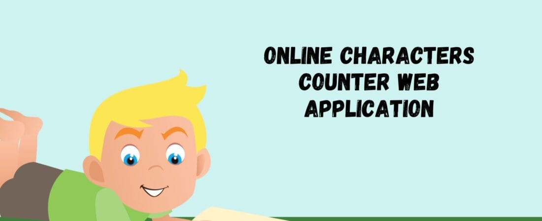 Online Characters Counter web application