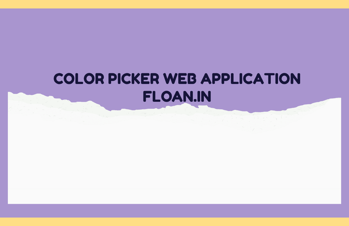 Color Picker web application