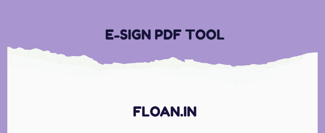E-Sign PDF tool