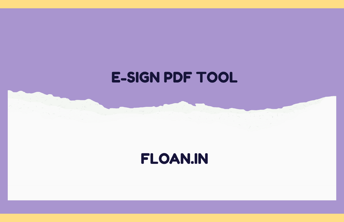 E-Sign PDF tool