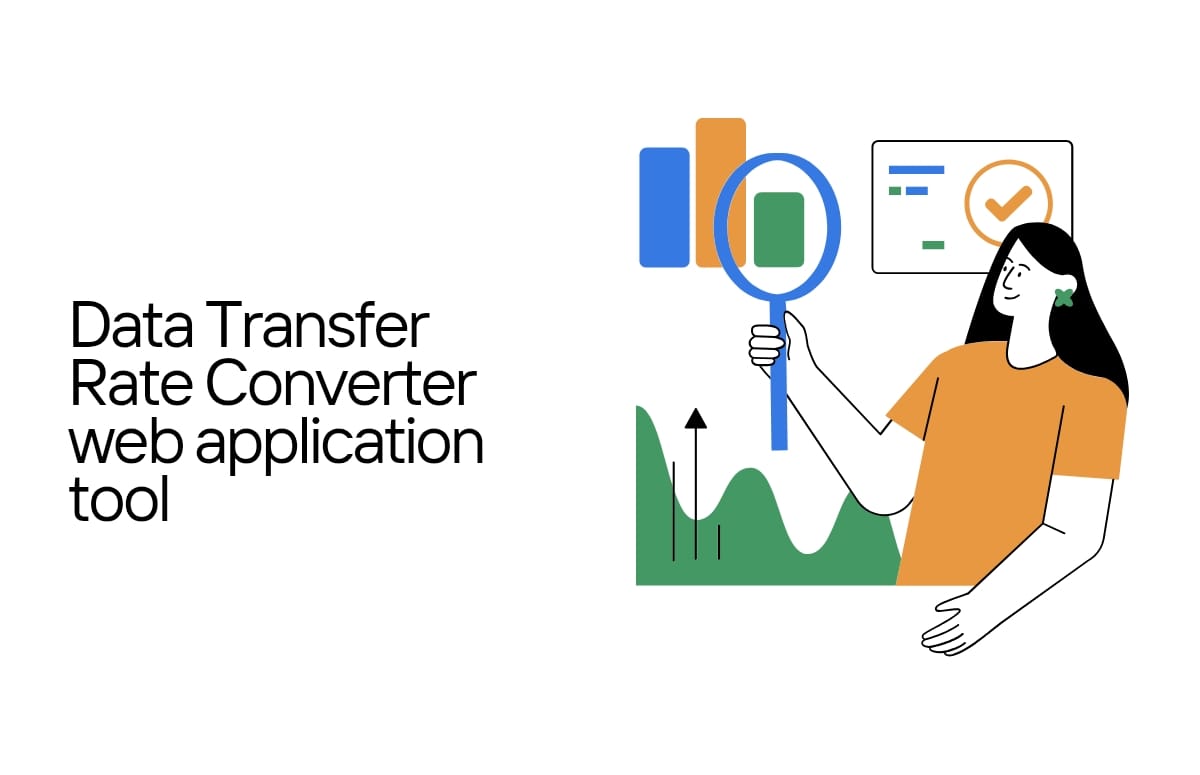 Data Transfer Rate Converter web application tool