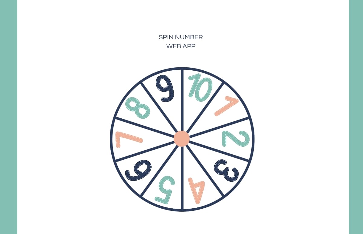 Spin Number web app