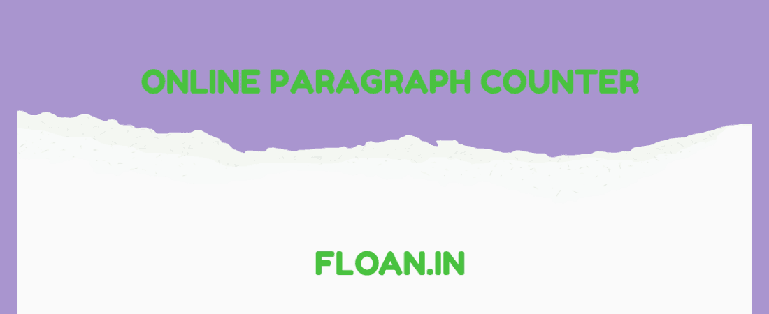Online paragraph Counter