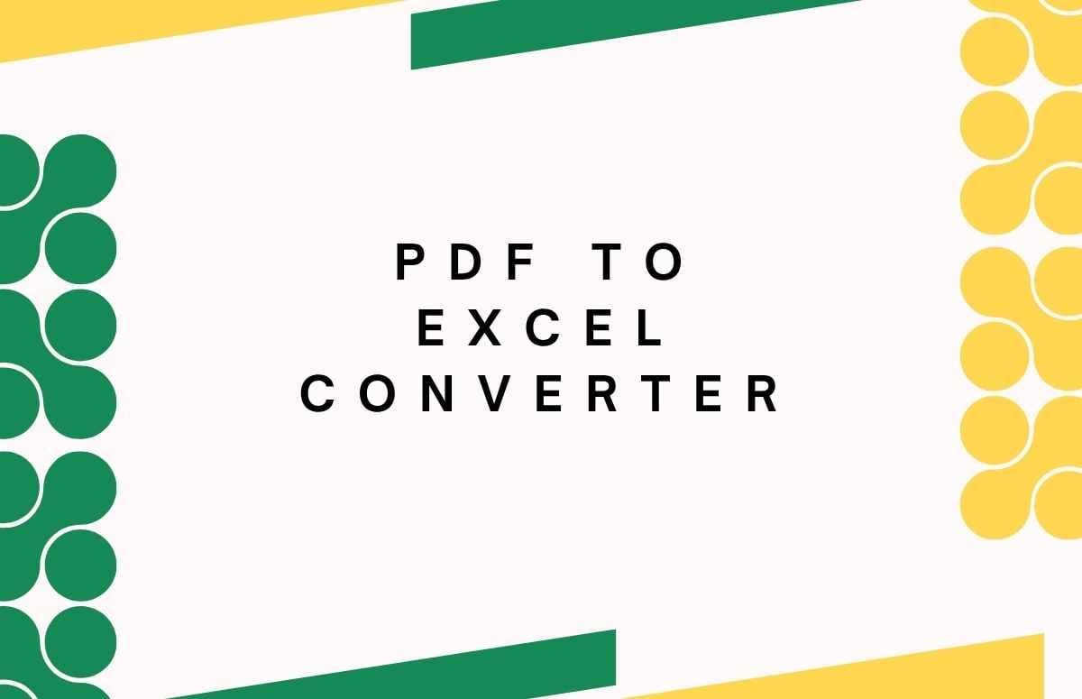 PDF to Excel Converter