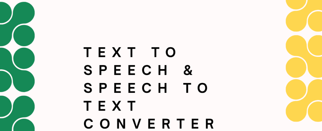 Text to Speech & Speech to Text Converter