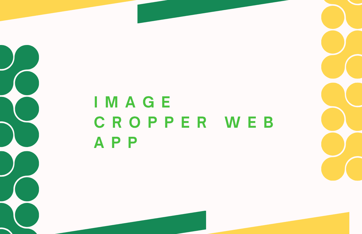 Image Cropper web app