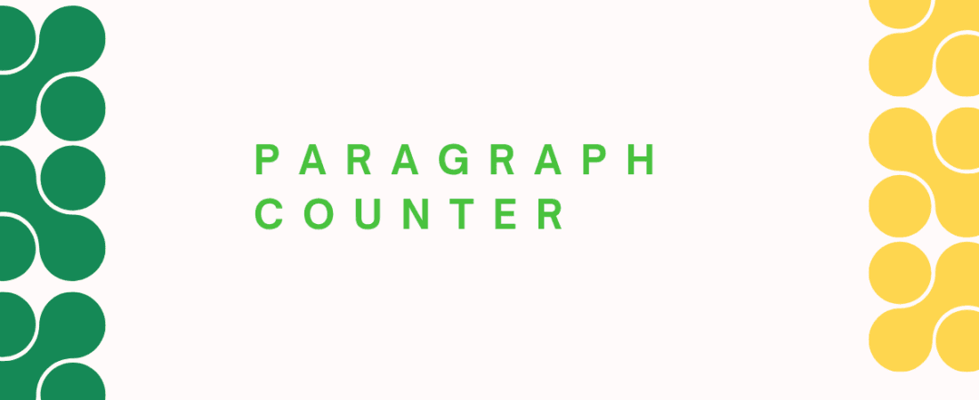 Paragraph counter