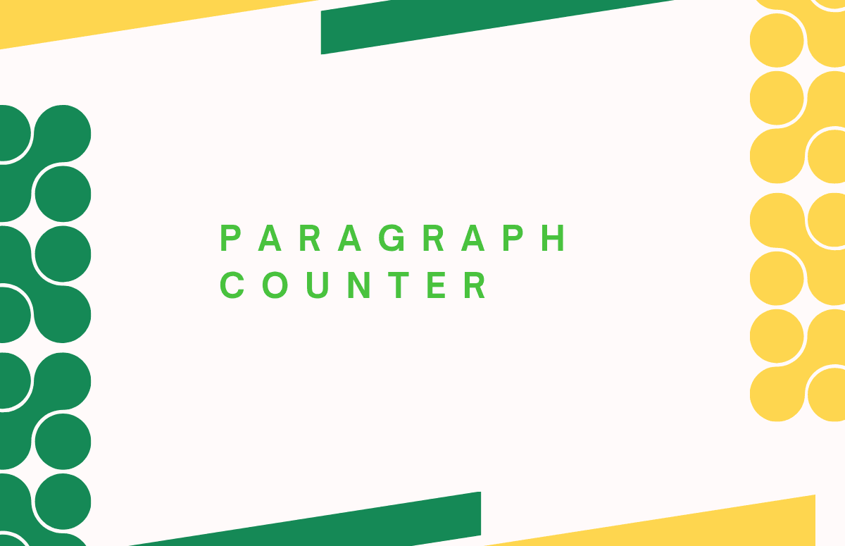Paragraph counter
