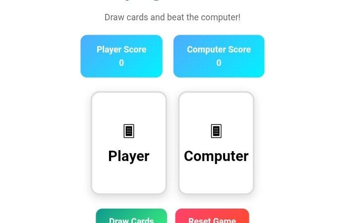 Playing Card Games