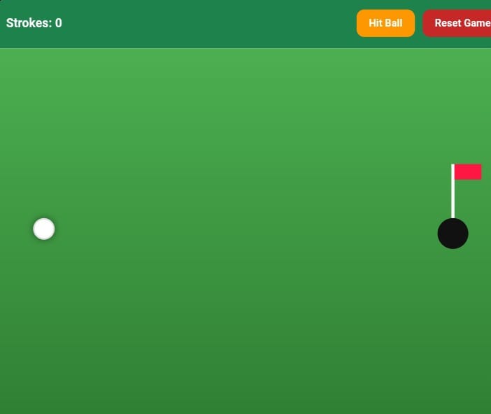 Online Golf Game Web App