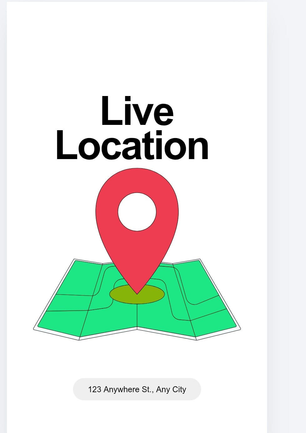 Mobile Live Location Tracker