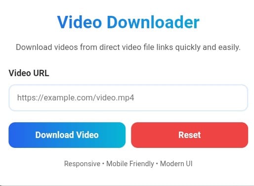 Video Downloader