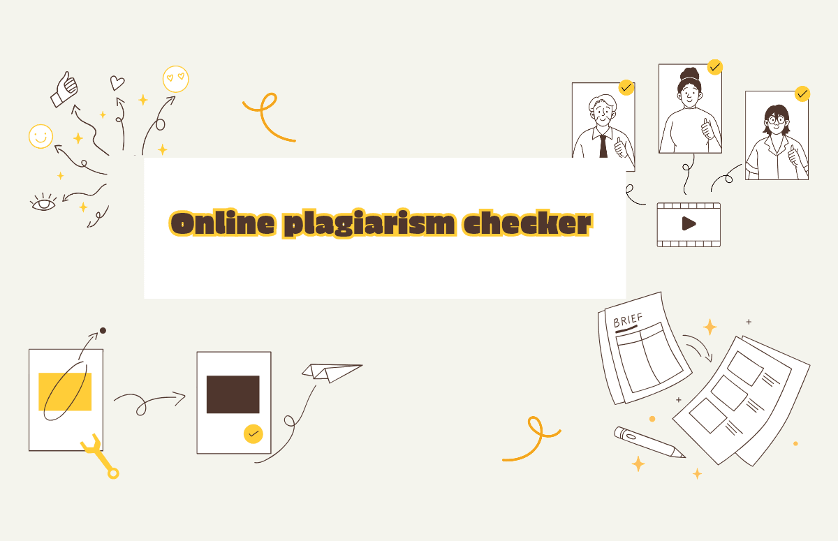 Online plagiarism checker tool